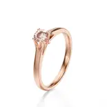 Pierścionek z różowego złota z morganitem AJPZ_131 Pierścionek z różowego złota z morganitem AJPZ_131